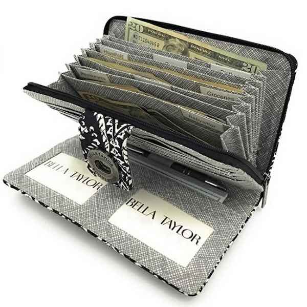 Bella Taylor Floral Print Cash System Wallet