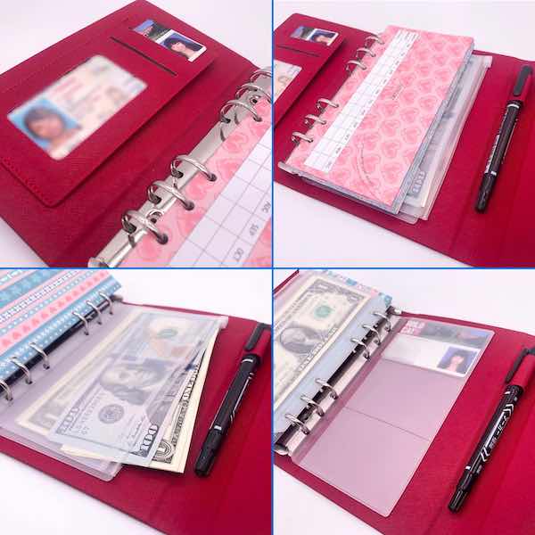 rnairni Cash Envelopes Wallet