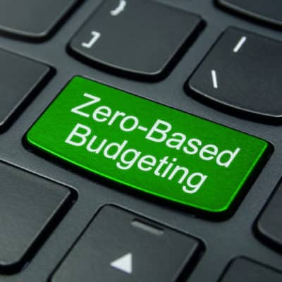 Zero-based budgeting example