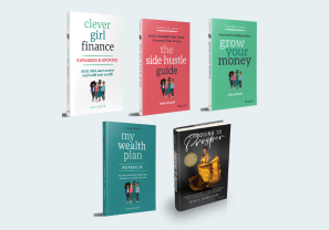 Clever Girl Finance Books Collage Clever Girl Finance Books Collage